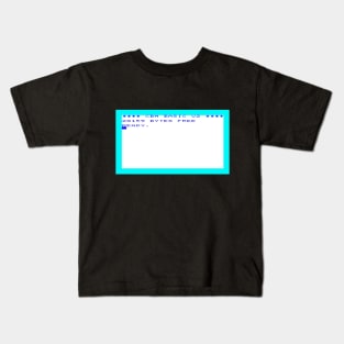 Commodore VIC-20 - VC-20 - VIC-1001 - Boot Screen - Version 1 Kids T-Shirt